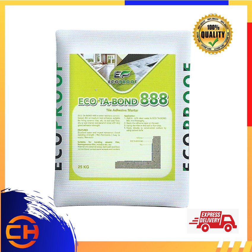 Eco Ta Bond 888 25kg Cement Gum Simen Gum For Ceramic Tiles Jubin