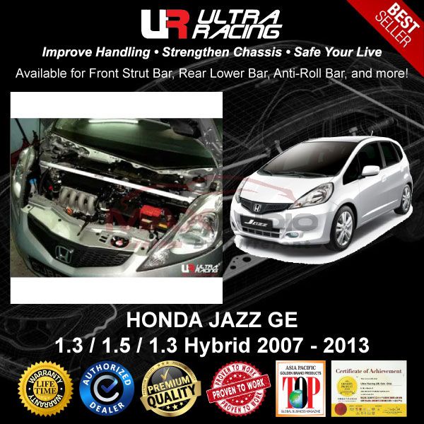 HONDA JAZZ GE 1.3/1.5/Hybrid 2007 - 2013 ULTRA RACING Front Rear Strut ...