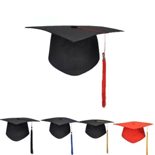 Tinksky Unisex Adult Graduation Cap with Tassel Adjustable (Black Yellow)