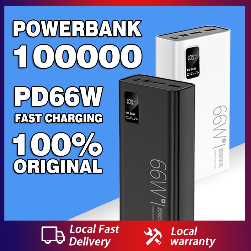 A32/A34/A35/Y65/Y230 PowerBank Fast Charging 100000mAh PD 66W Power