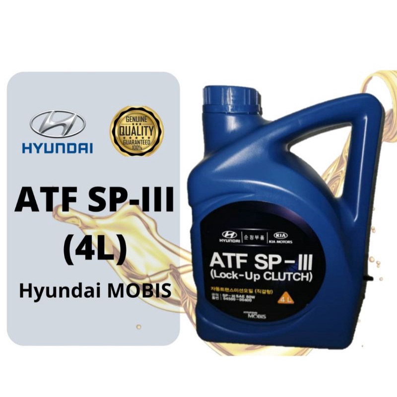 Hyundai ATF SP-III SP3 4L Automatic Transmission Fluid | Shopee Malaysia