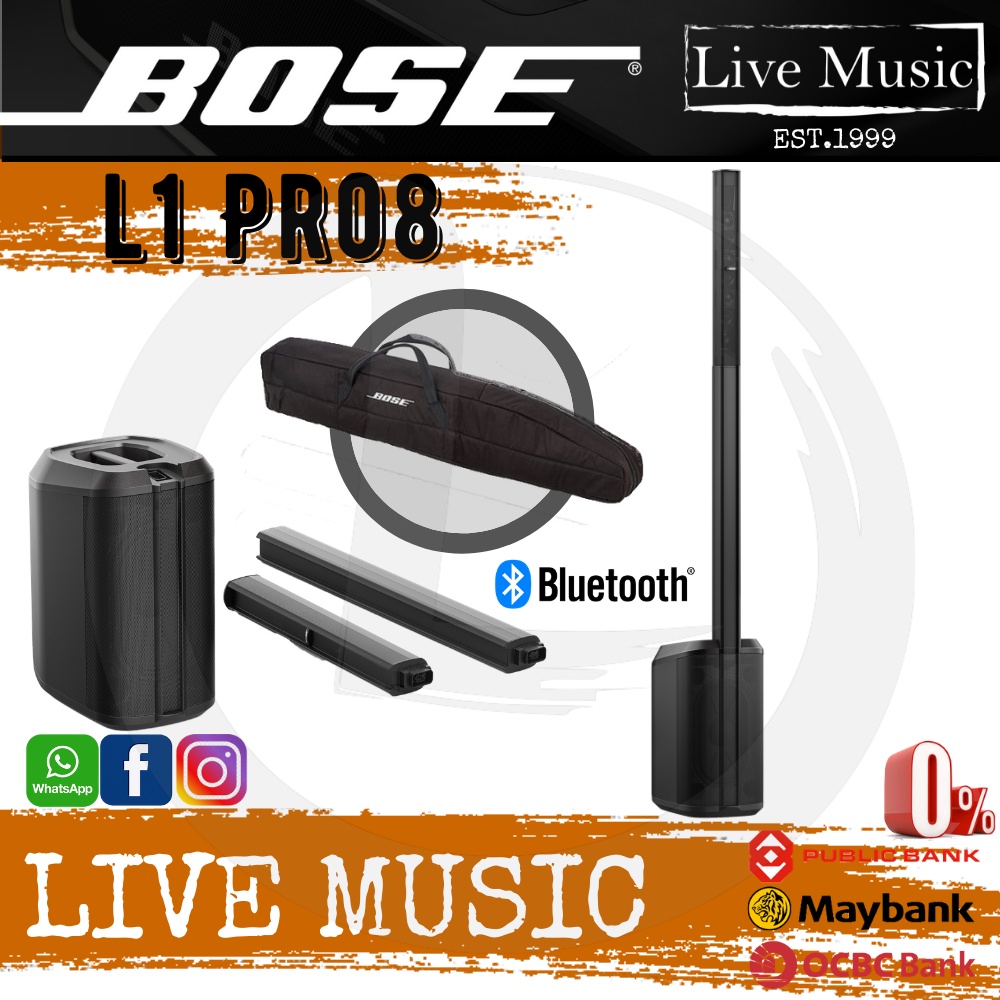 Bose L1 Pro 8 Portable Line Array System ( L1Pro8 / L1 Pro8 ) Shopee