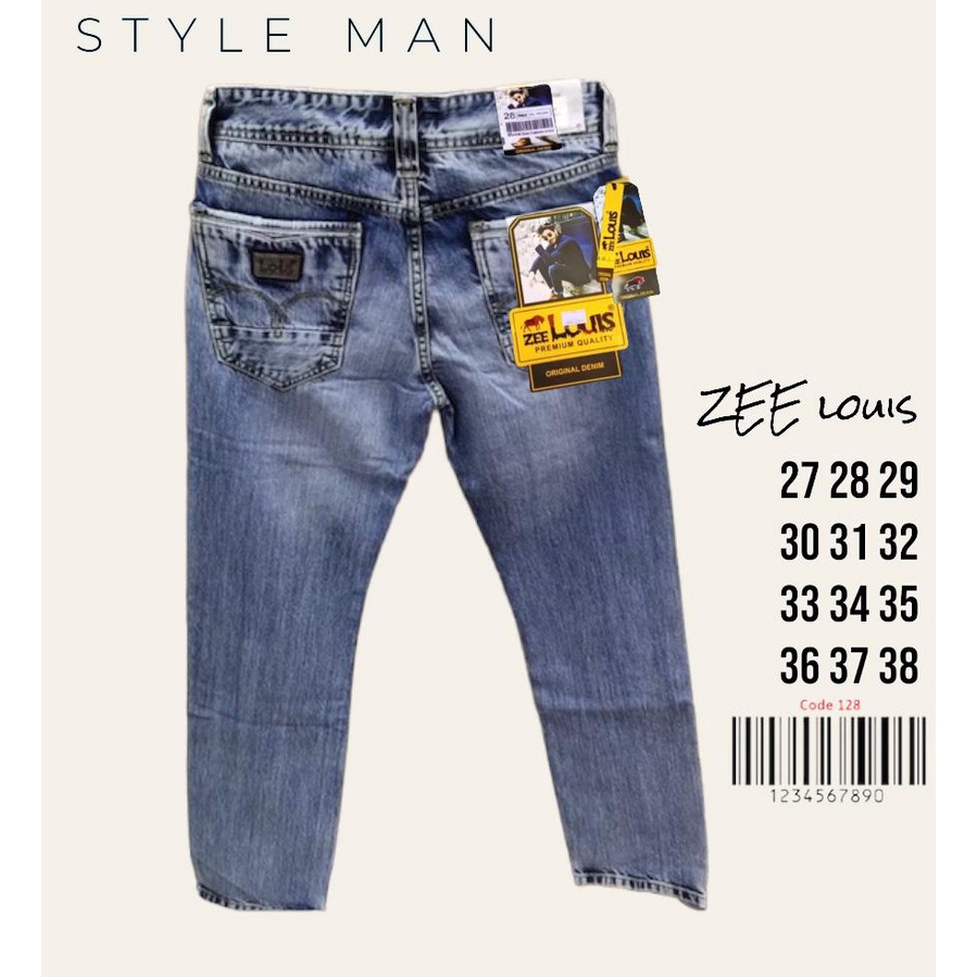 Zee louis /LOIS Men's Jeans Men's Long Jeans Imported Denim Pants