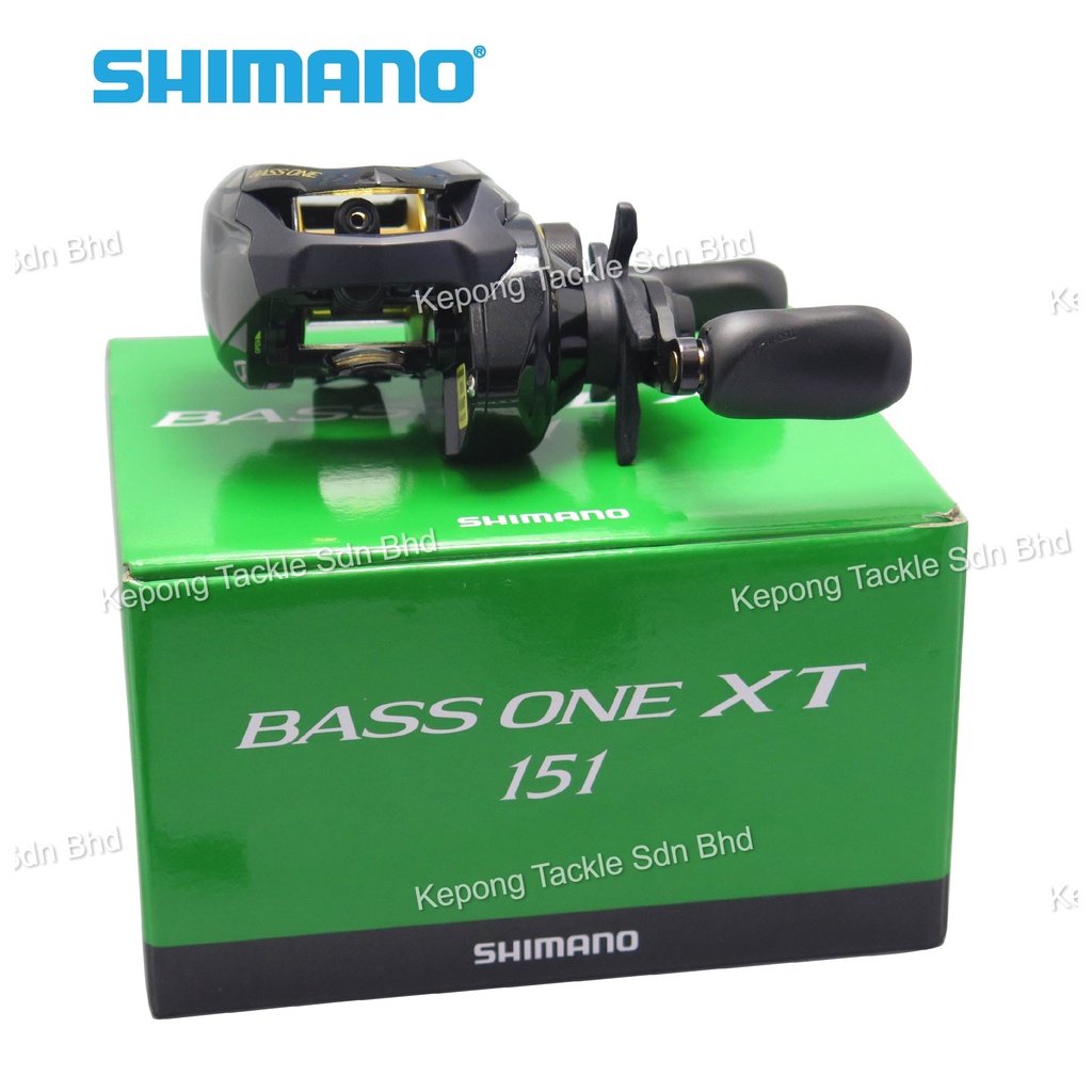 17 Shimano Fishing reel Bass One XT 151 BASSONE XT Baitcasting Reel with 1  Year Local Warranty & Free Gift