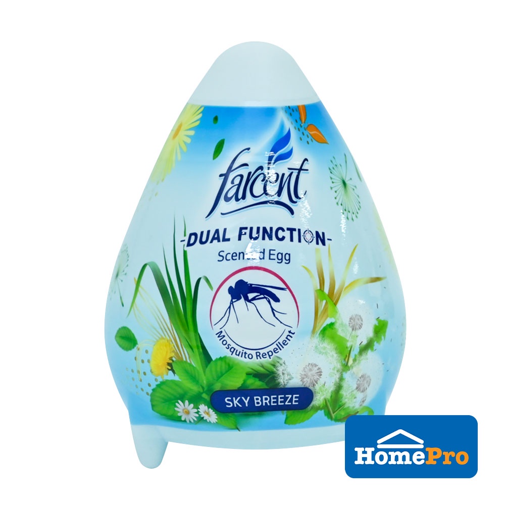 Farcent Scented Gel Egg Air Freshener Mosquito Repellent Sky Breeze