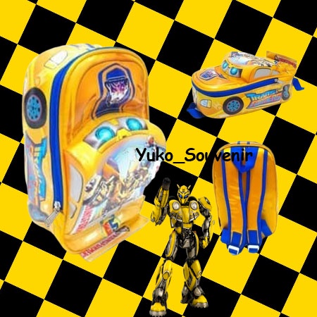 Cool Bumblebee Backpack Bumblebee Yellow Transformer Car Model ...
