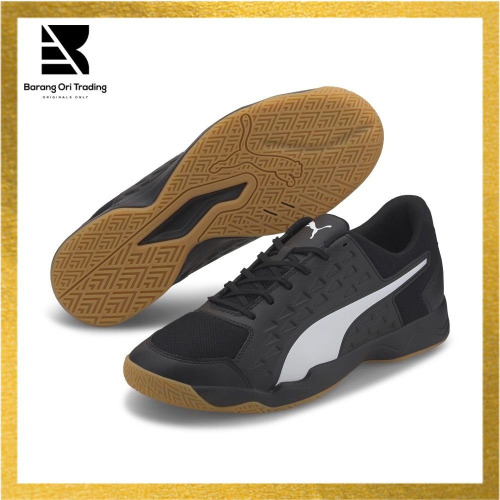 PUMA Indoor Training Shoes Auriz Puma Black Puma White Gum