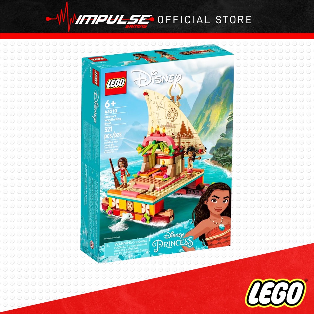 LEGO 43210 Disney Moana's Wayfinding Boat | Shopee Malaysia