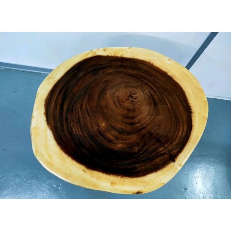 Solid Wood Slab 16-18 Inch Kayan Wood & Rain Tree Wood & Kayu Jati ...