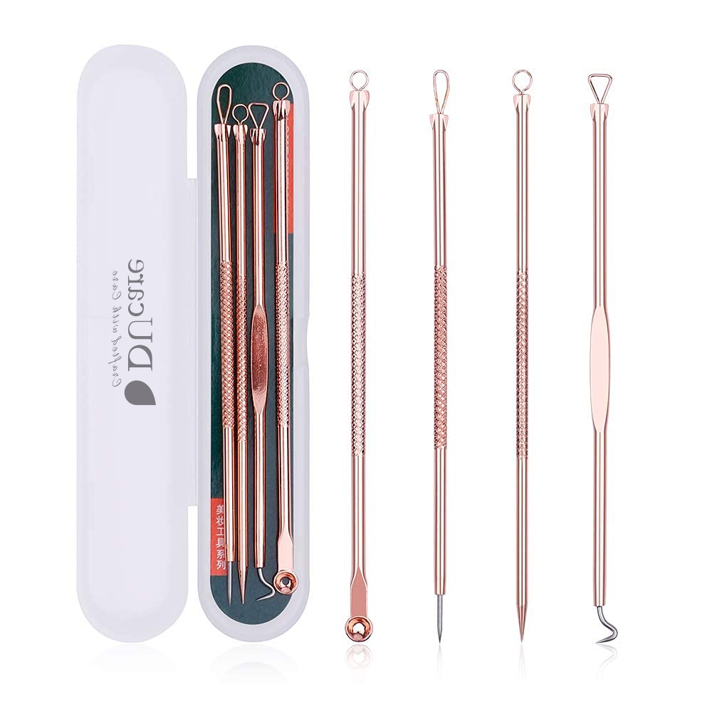 DUcare Acne Blackhead Tweezers Pimple Extractor Remove Black Head
