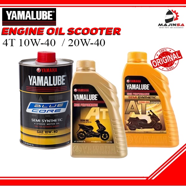 YAMALUBE SCOOTER ENGINE OIL AT SEMI SYNTHETIC 10W40 BLUE CORE 20W40