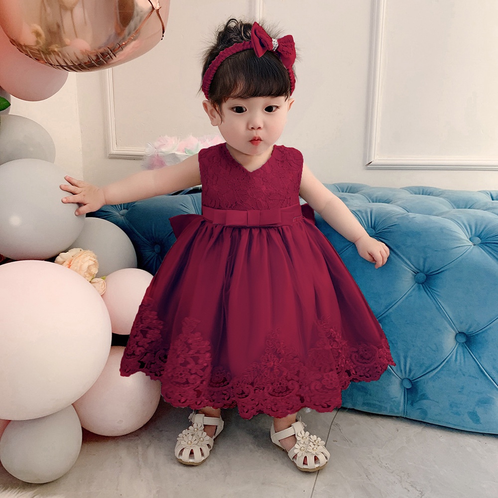 Lace gown for children best sale