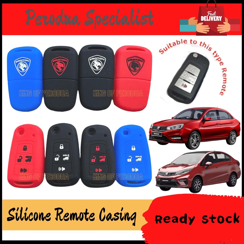 PROTON SAGA NEW VVT 2019-2022 / PERSONA Silicone Keyless Cover Case ...
