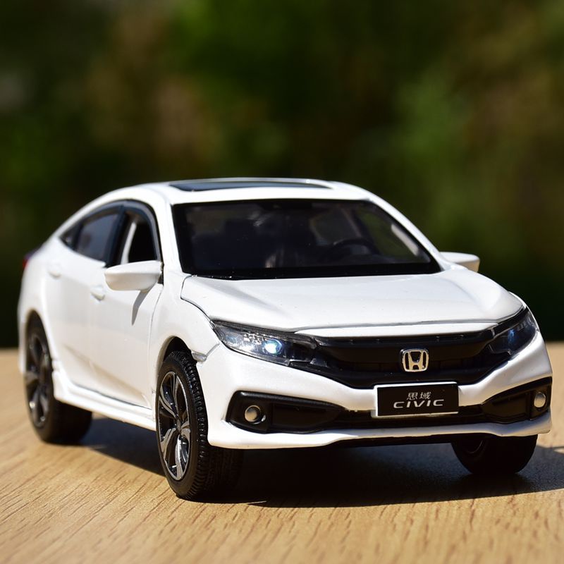 Voiture Jouet Honda Civic 1:32 - Avec Son Et Lumières, Pullback - Neuve