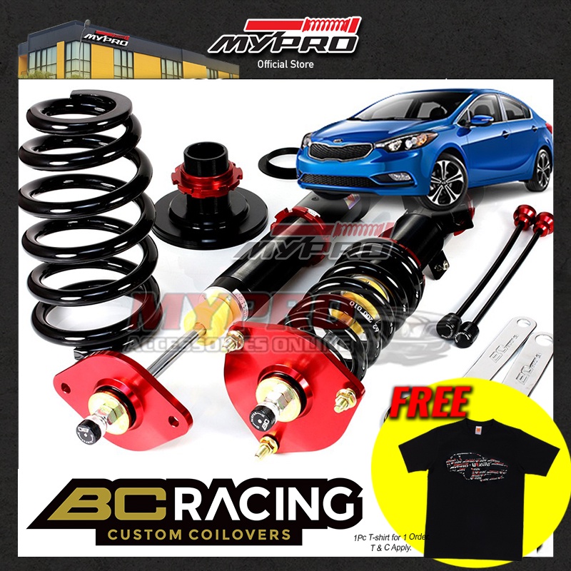 Adjustable🔥KIA CERATO K3 2012+ BC Racing V1 Series Hi Lo Soft Hard Adjustable Absorber