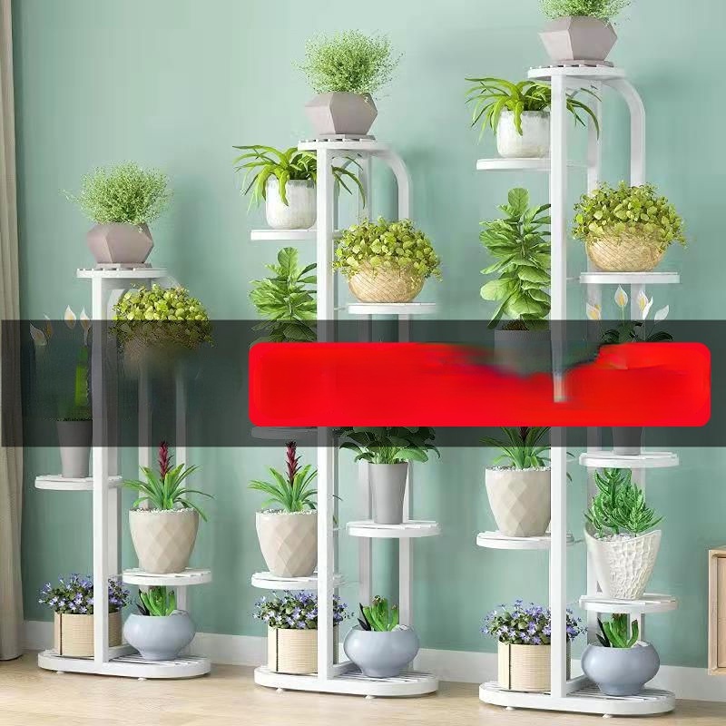 Nordic MultiLayer Flower Rack Balcony Living Room Chlorophytum Iron