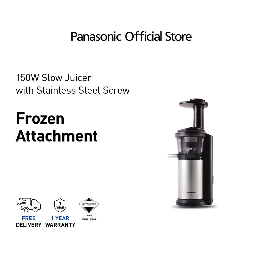 PANASONIC MJ-L500 Slow Juicer 150W 1L Capacity MJ-L500SSK Low