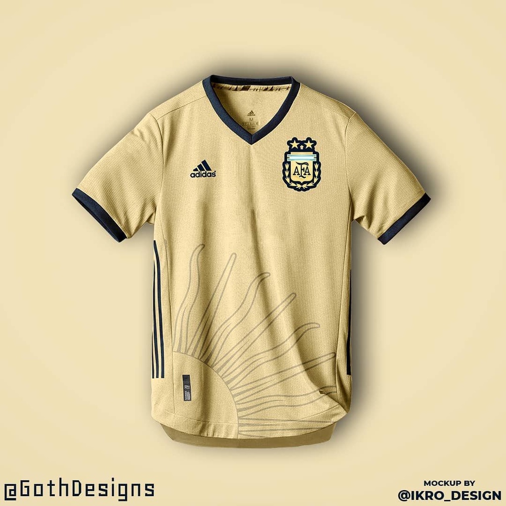 Argentina Jersey 2022 World Cup Player Issue Away AFA Argentina