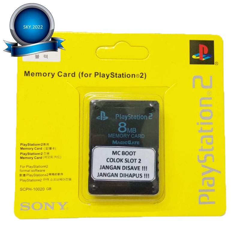 (SKY) Mc Boot for PS2 8MB Original | Shopee Malaysia