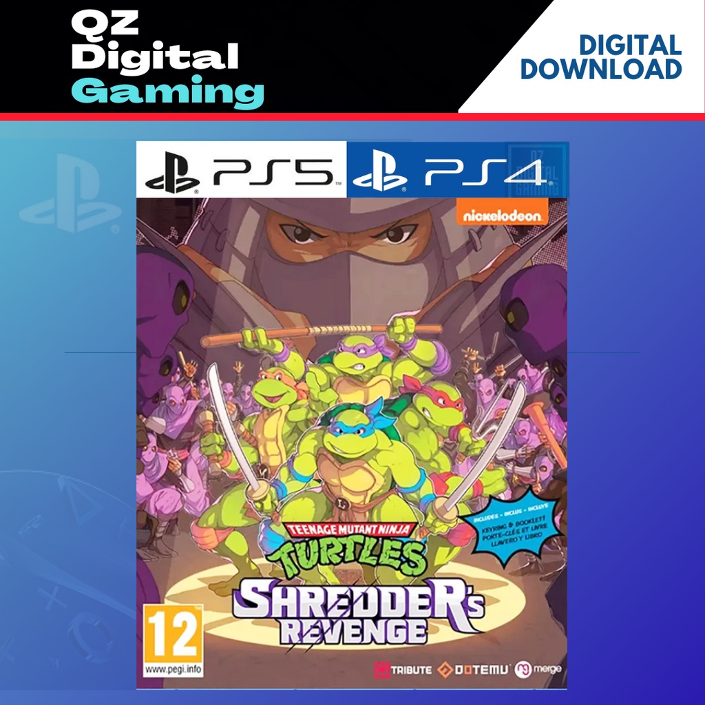 PS4 / PS5 Teenage Mutant Ninja Turtles Shredder's Revenge Full Game