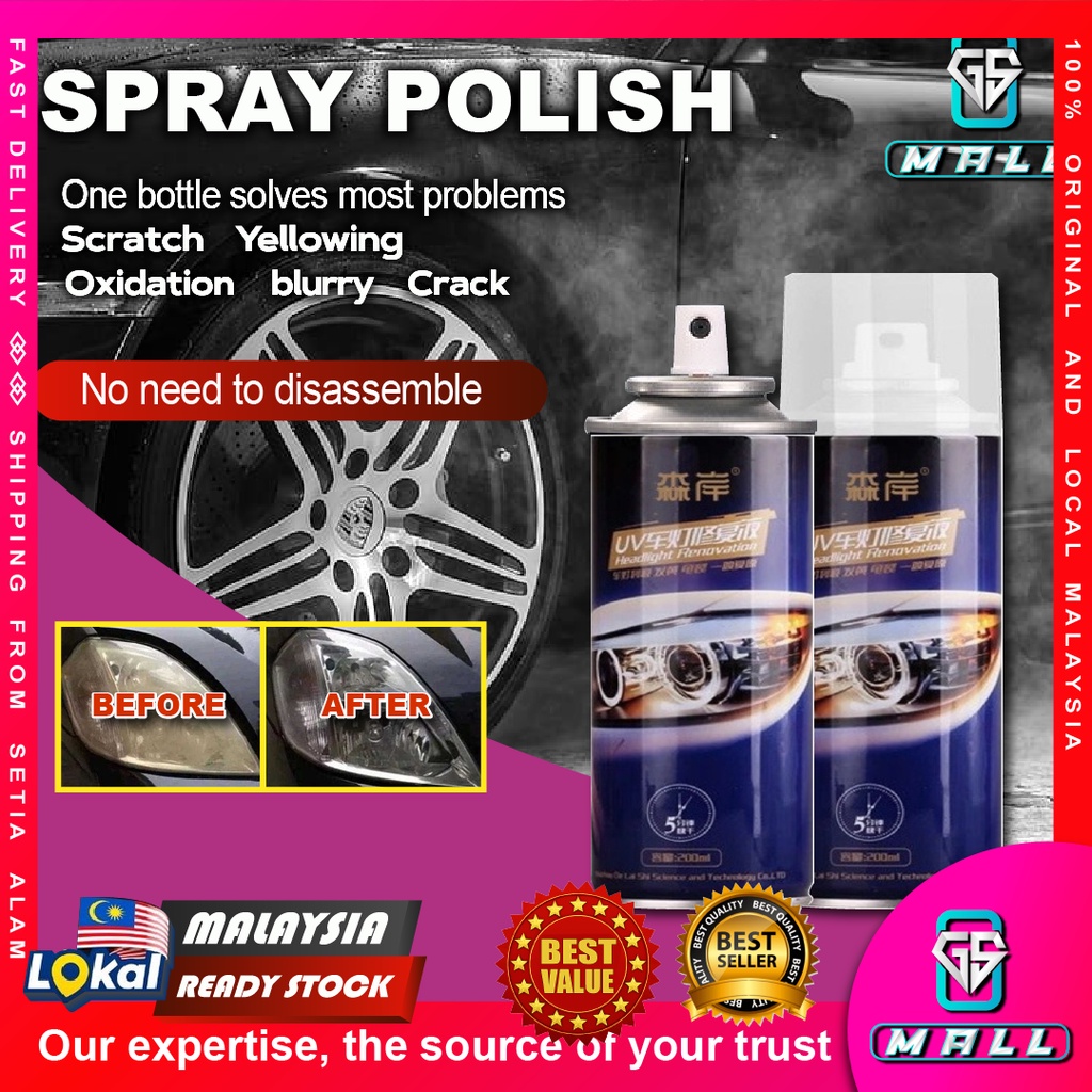 200ml Car Magic Renovation Headlight Polish Scratch Auto Coating Repair ...