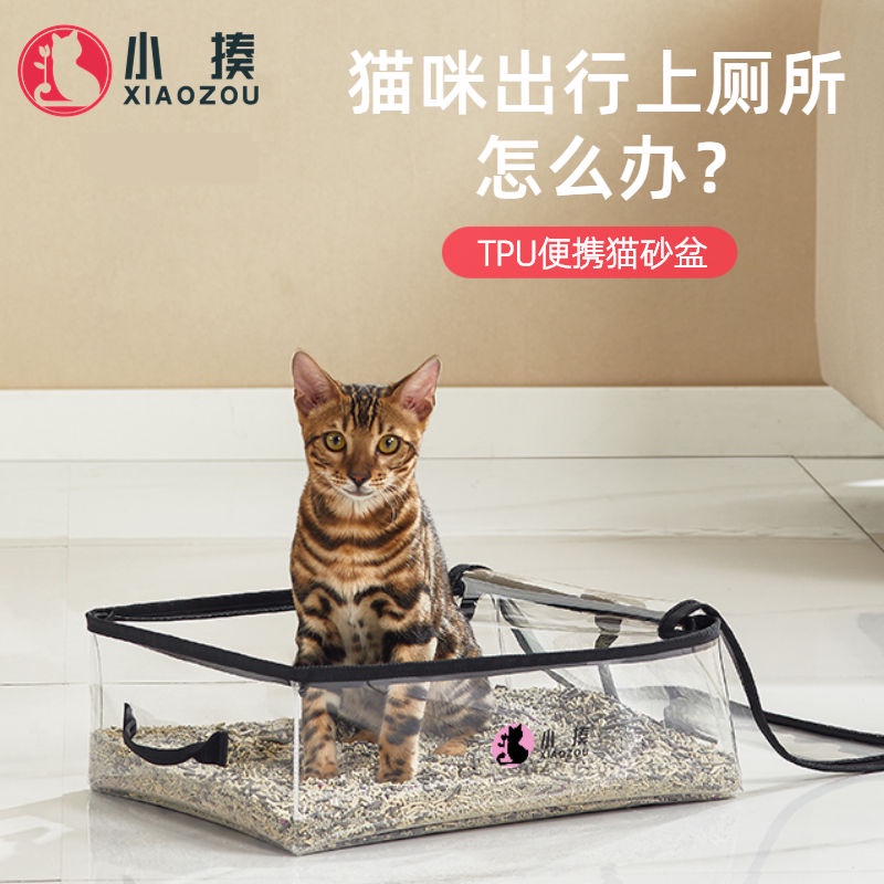 Cat car on sale travel litter box