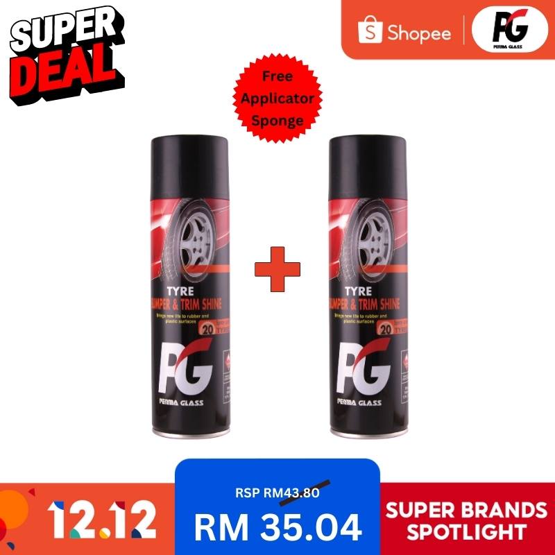 12.12 Combo PG TYRE, BUMPER AND TRIM SHINE COMBO X 2 BOTTLE 350GM
