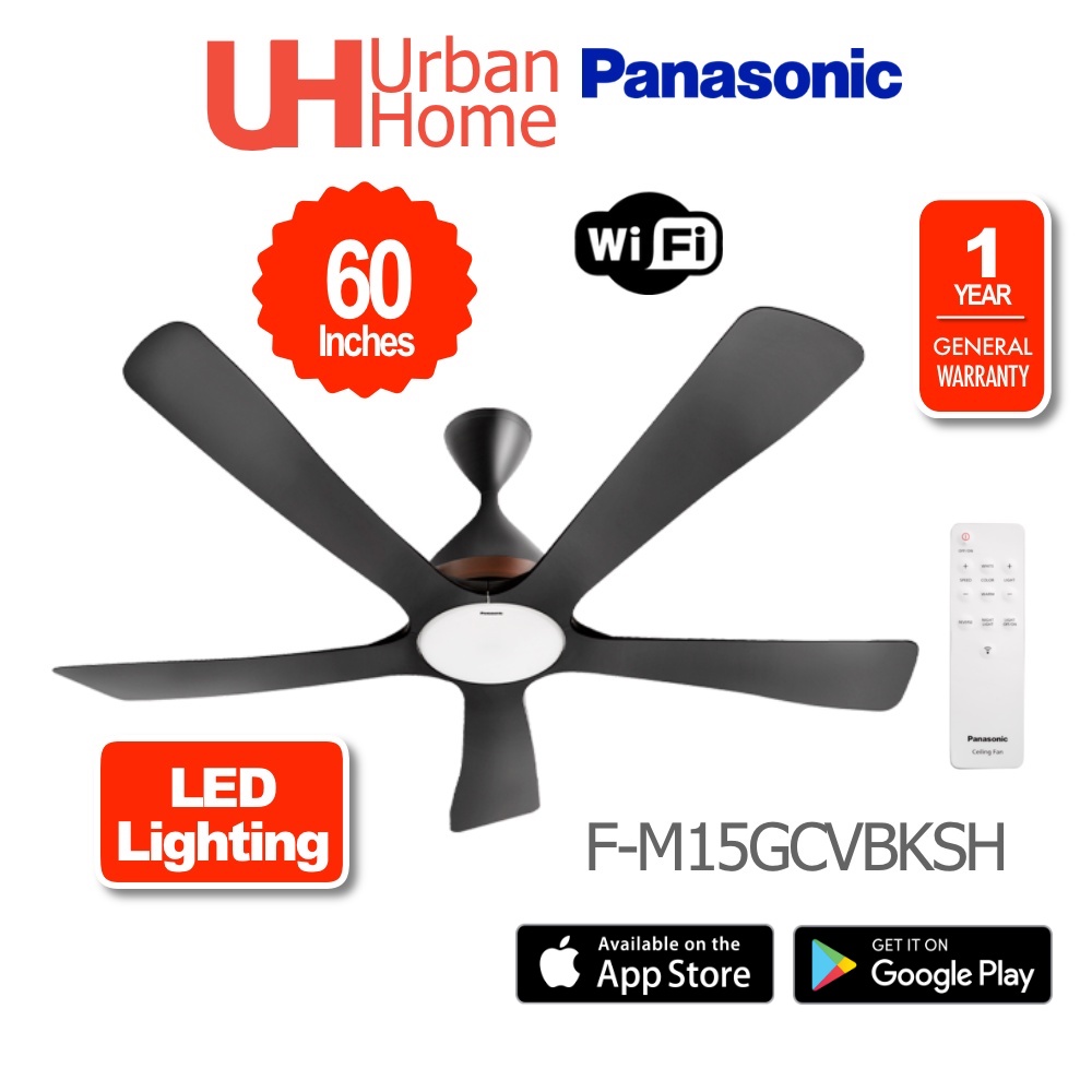 Panasonic WIFAN 5 Blades LED DC Motor Ceiling Fan (60" , WiFi) F