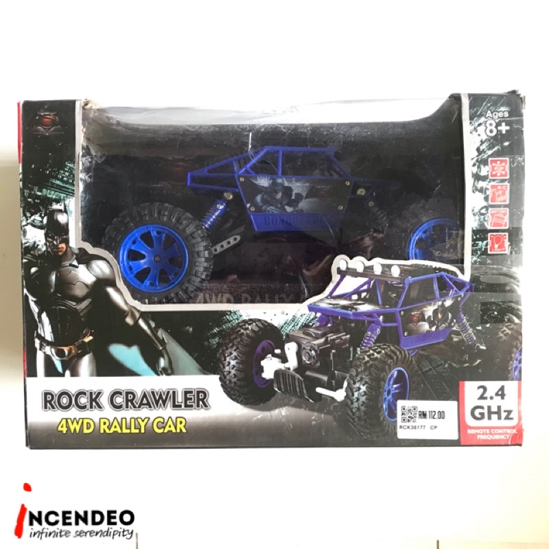 Batman Rock Crawler 4WD Remote Control Car | Shopee Malaysia