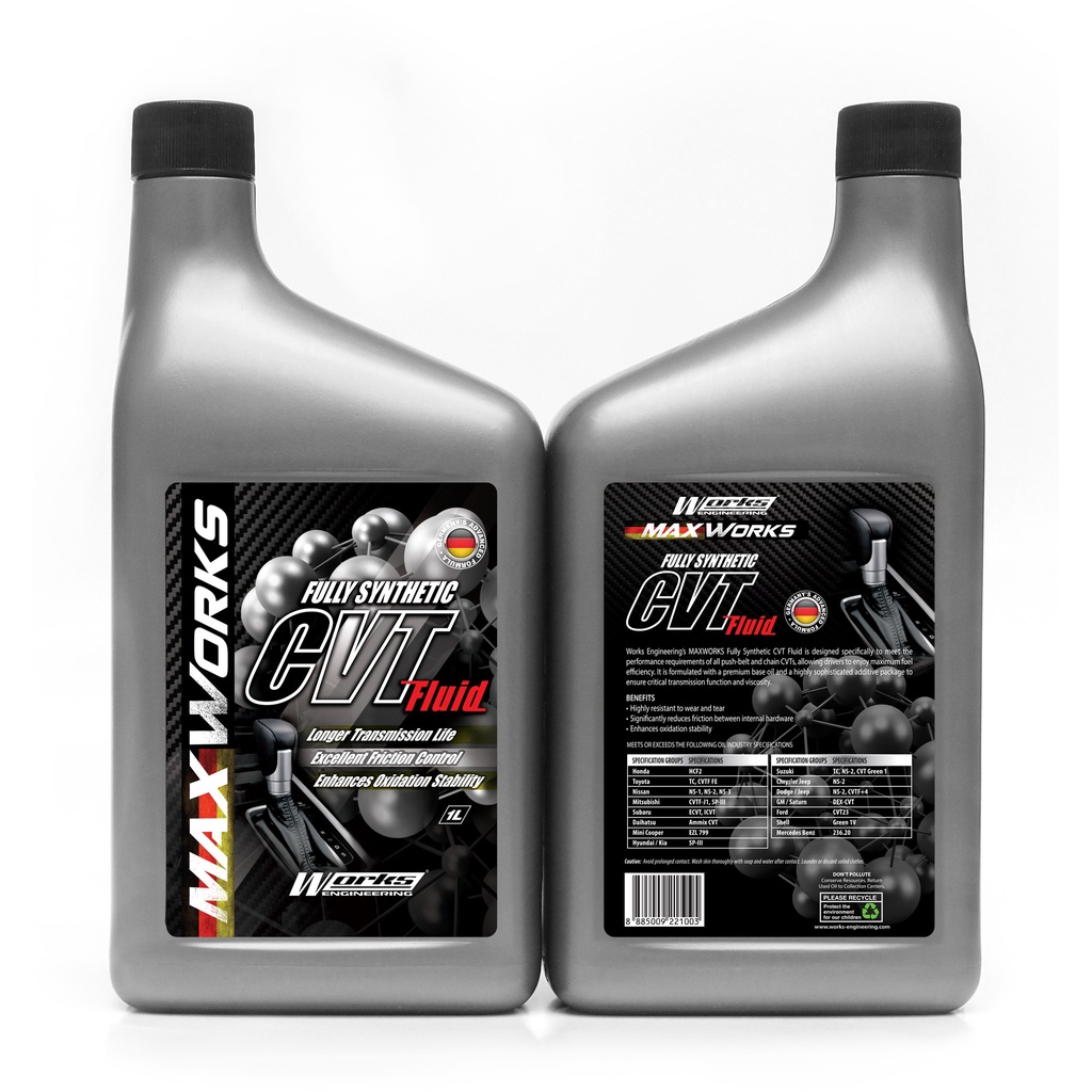 Maxworks Fully Synthetic CVT Fluid (1L) | Shopee Malaysia