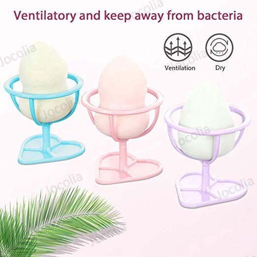 Makeup Sponge Holders Cosmetic Organizer Puff Display Stand Egg Sponge ...