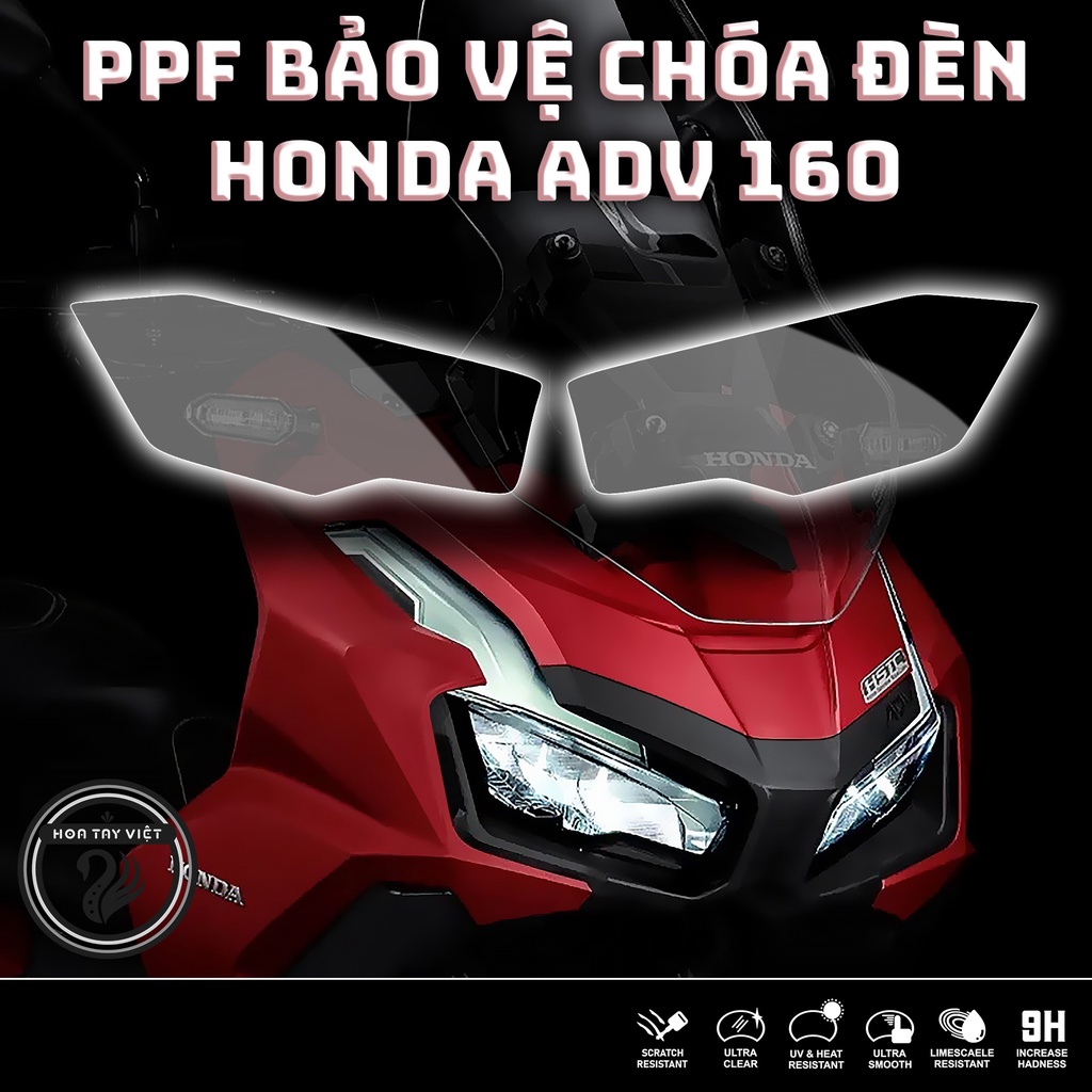 PPF ADV 160 LIGHT FLASHER sticker to prevent scratches on honda ADV 160 ...