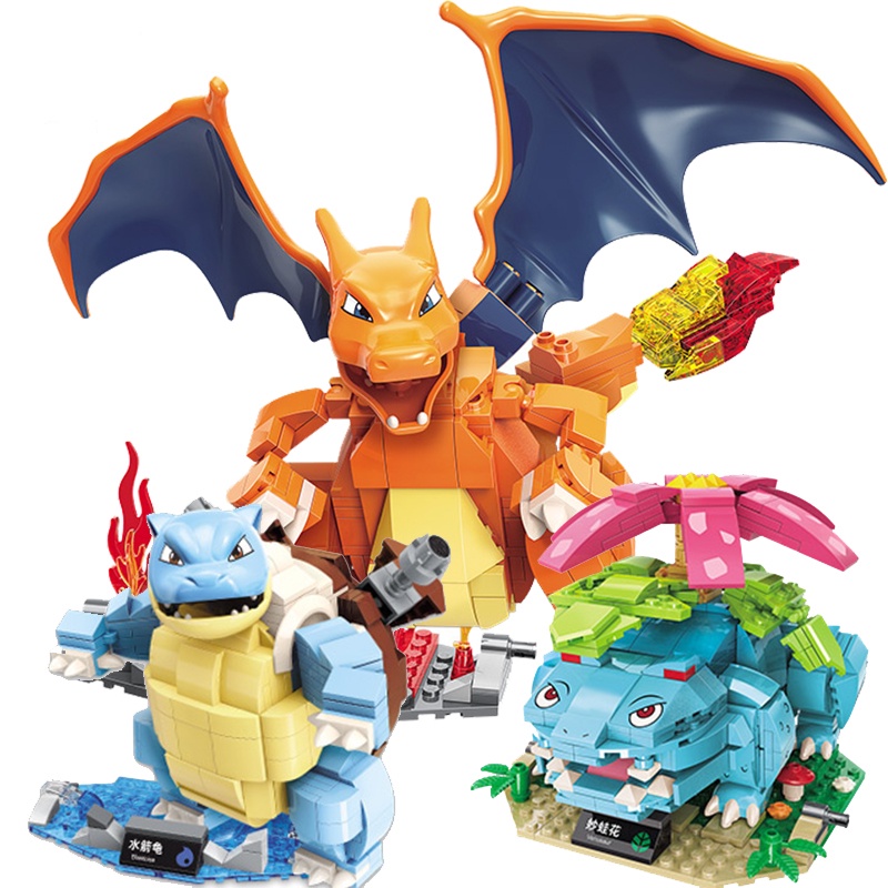 2021 New Ideas Upgrade Charizard Venusaur Blastoise Pikachu Poke Elf ...