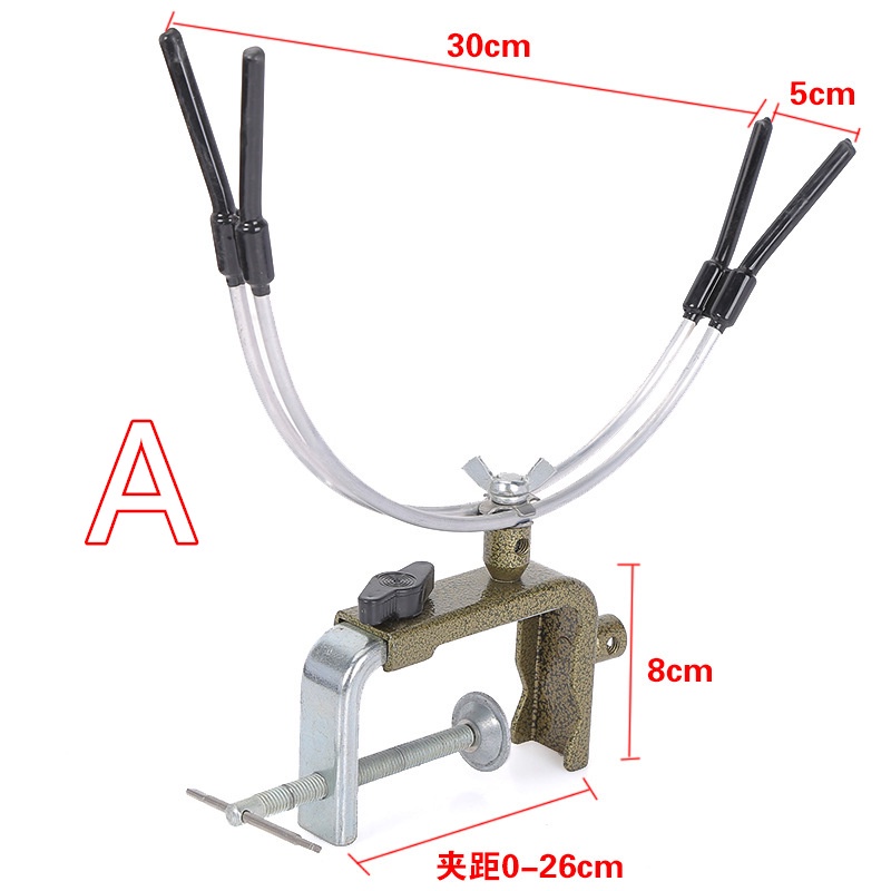 MASSTEK @Johor Fishing Rod Holder Bridge Clip U-Shaped Fish Rods