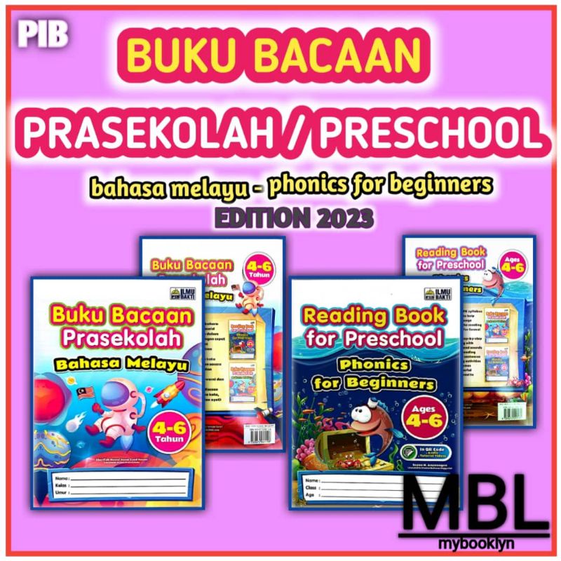 BUKU BACAAN PRASEKOLAH/PRESCHOOL 4-6 TAHUN | Shopee Malaysia