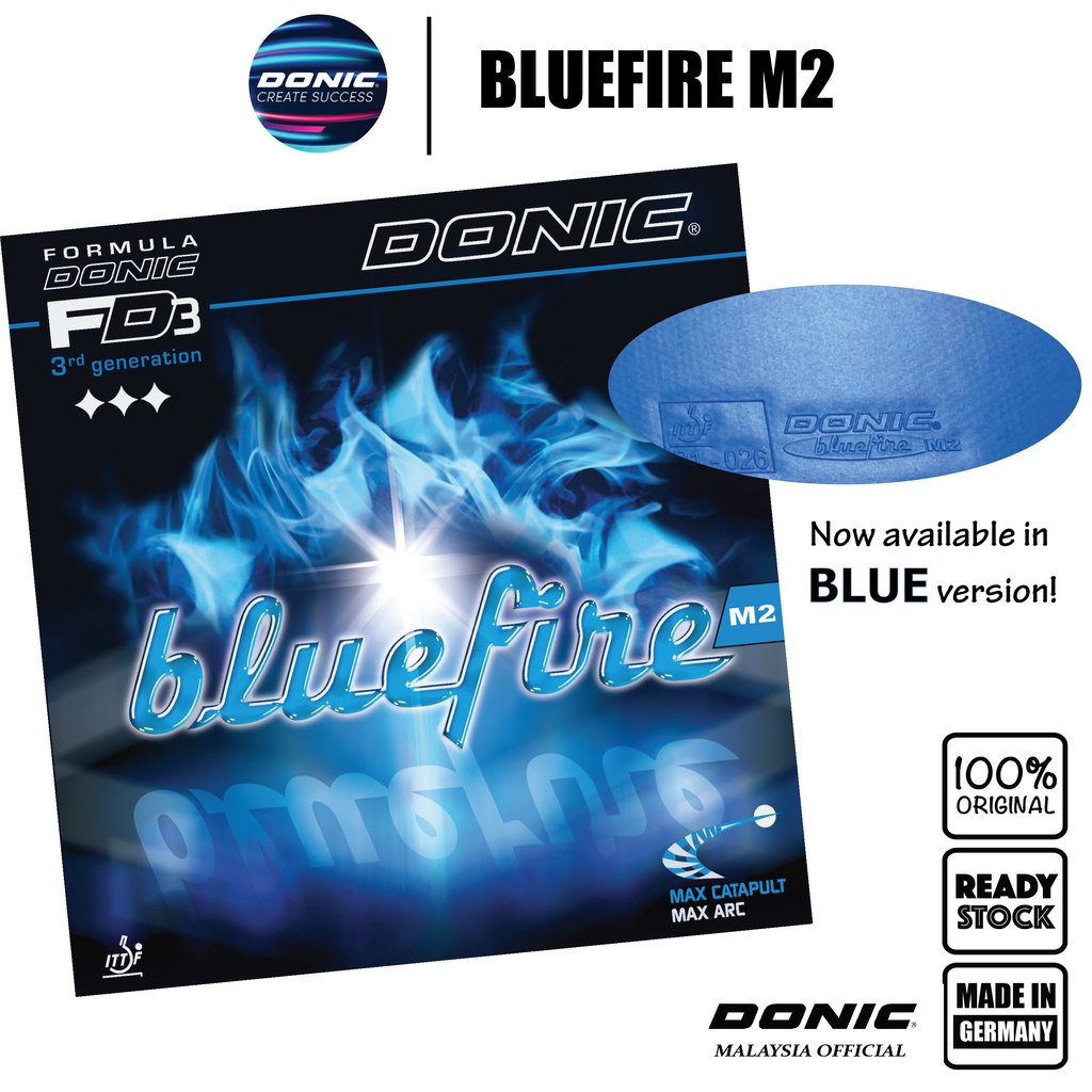 Donic Bluefire M2 Balanced Dynamic Properties Table Tennis Rubber