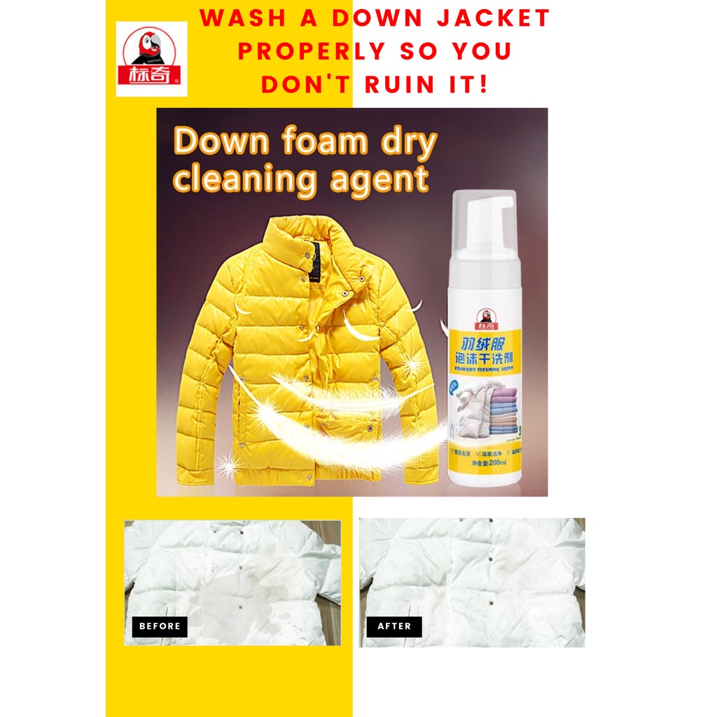 Biaoqi Dry Cleaner Garment Down foam Dry Cleaning Agent Down Jacket