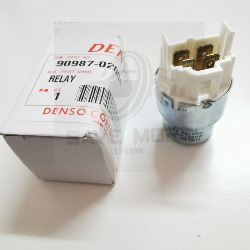 PROTON SAGA/WIRA HEAD LAMP RELAY /AIRCOND RELAY 4 PIN (Round) DENSO