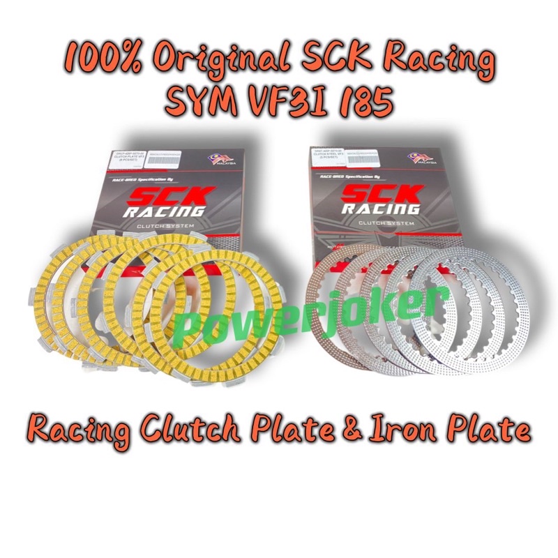 SYM VF3i 185 SYM185 SYM 185 ( 100% Origina SCK Racing ) Clutch Plate ...