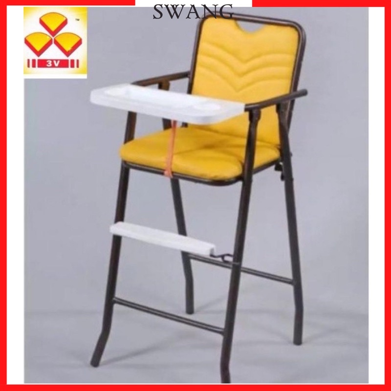 Baby chair with pvc cushion/ baby high chair/ kerusi baby( foldable