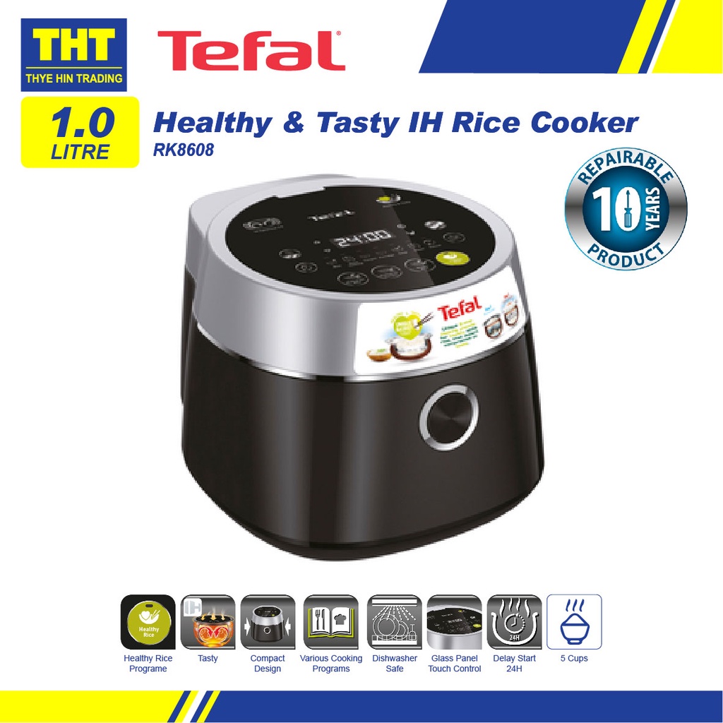 Tefal IH Low GI Healthy Rice Cooker RK8608 periuk nasi Shopee Malaysia