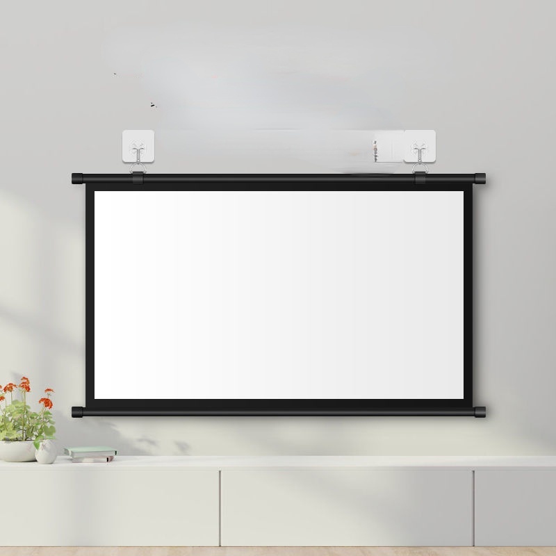 Projection Screen 100Inch Home Office WallMounted Screen WallMounted