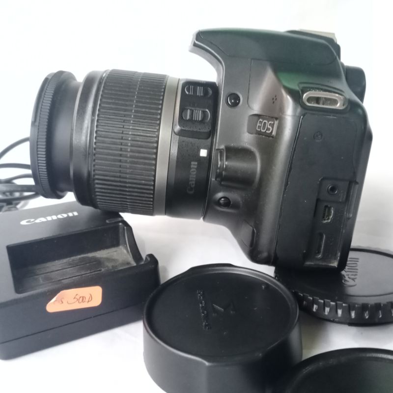 Canon 500d DSLR Camera charger & battery LP5 ( USED camera In Malaysia