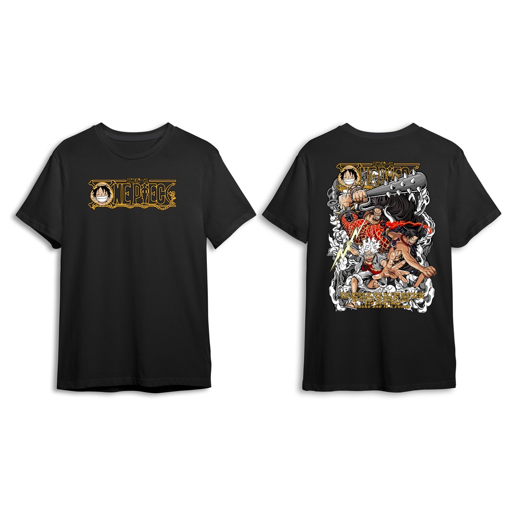 PRIA One PIECE ANIME T-Shirt KAIDO LUFFY ASCE ONE PIECE Shirt Men Women ...