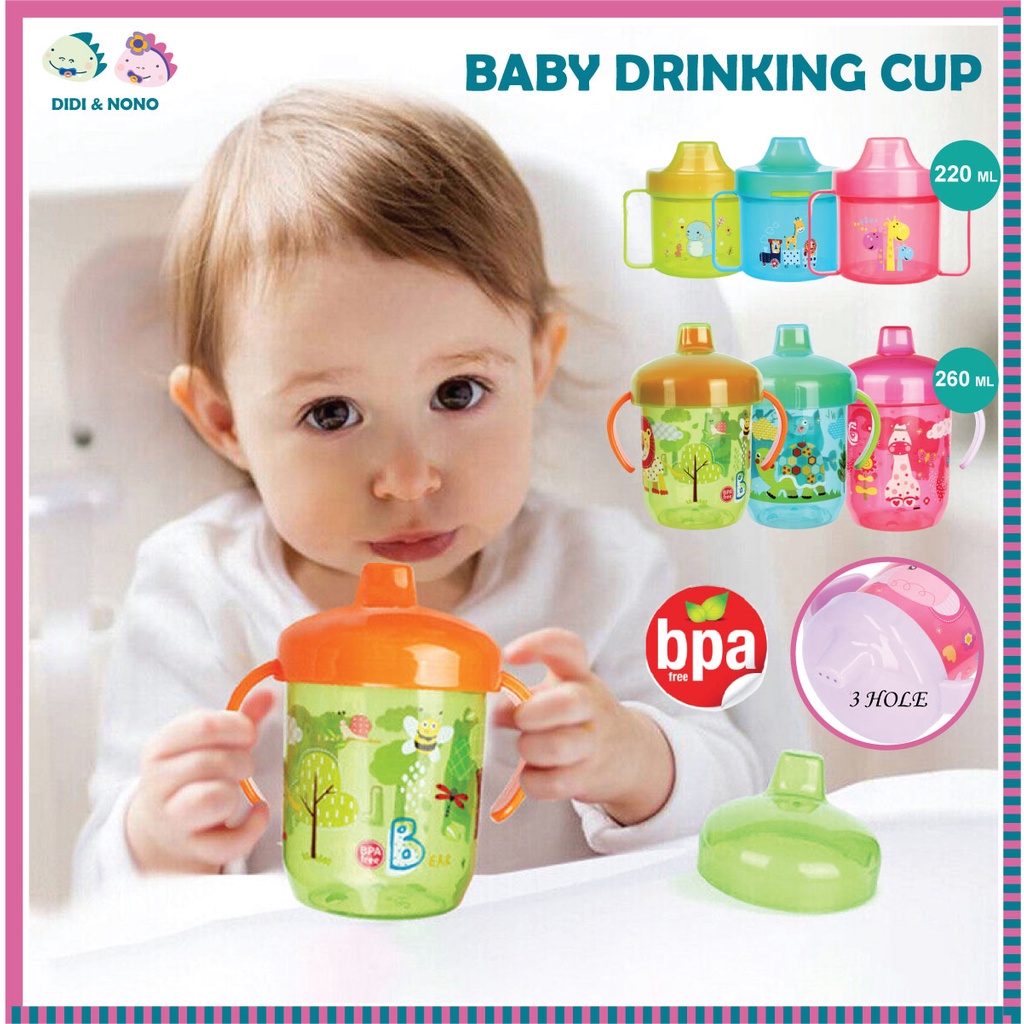 Babyhug Twin Handle Training Soft Spout Cup Blue - 150 ml main image 0