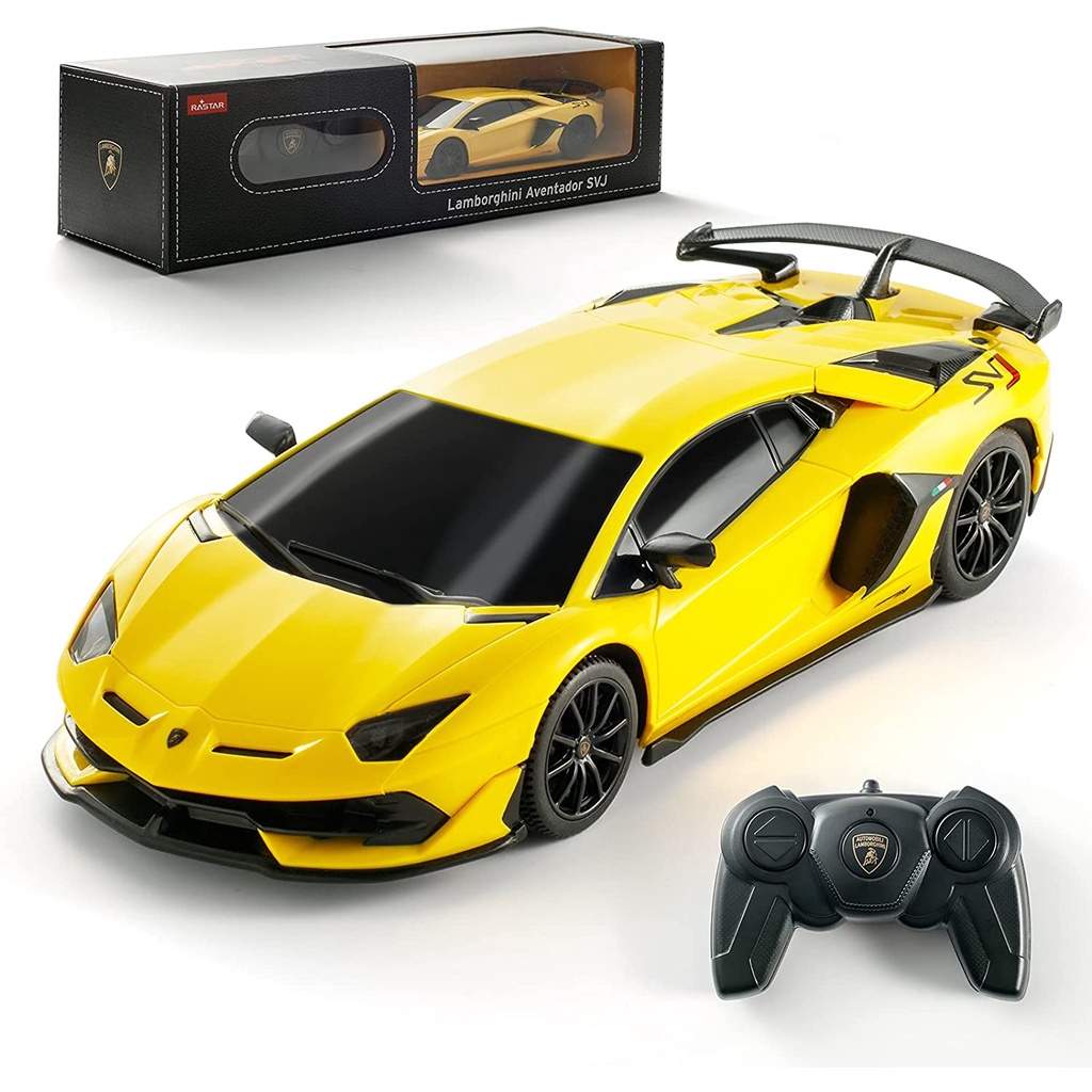 Rastar RC Car 1:24 Lamborghini Aventador SVJ - Official Licensed ...