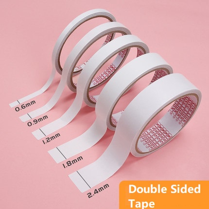 9/12/18/24MM Double Sided Tape 9.2 Meter Tissue Tape | Shopee Malaysia