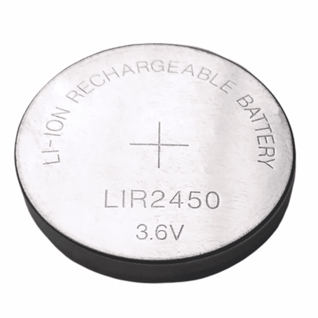 1 Piece 3.6V LIR2450 rechargeable Lithium battery 3.6V, rechargeable