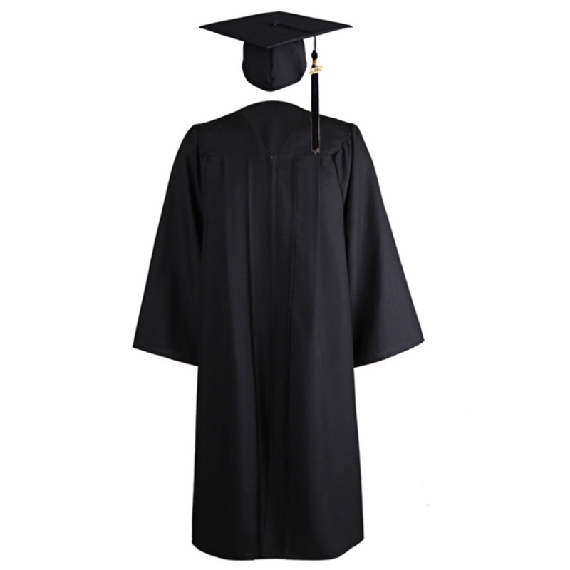 Jubah Konvo Dewasa Academic Graduation Gown With Mortarboard Robe for ...