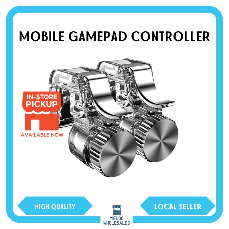 2pcs Mini L1R1 Button Joystick Game Trigger PUBG Mobile Gamepad ...